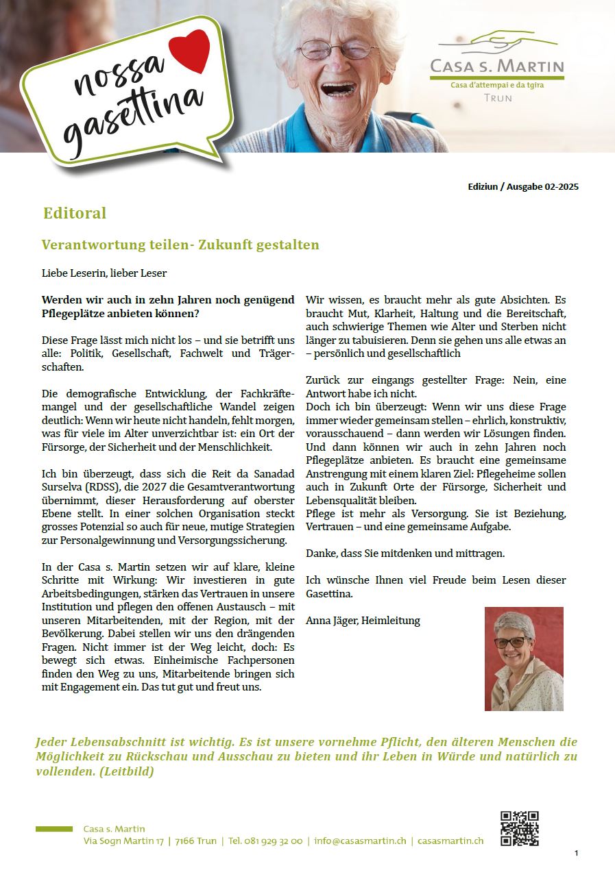 Gasettina Ausgabe 02/2025